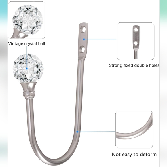 2 Piece Curtain Holdback - Picture 7 of 8